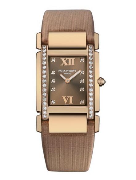 Replica Patek Philippe Twenty-4 Diamond Brown Dial Watch 4920R-001 Price